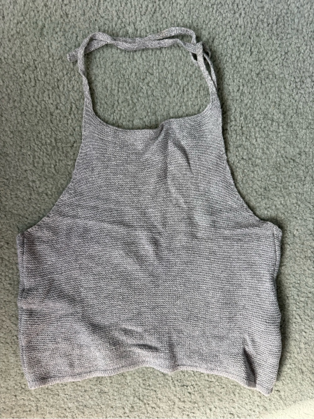 Brandy Melville Grey Halter Top